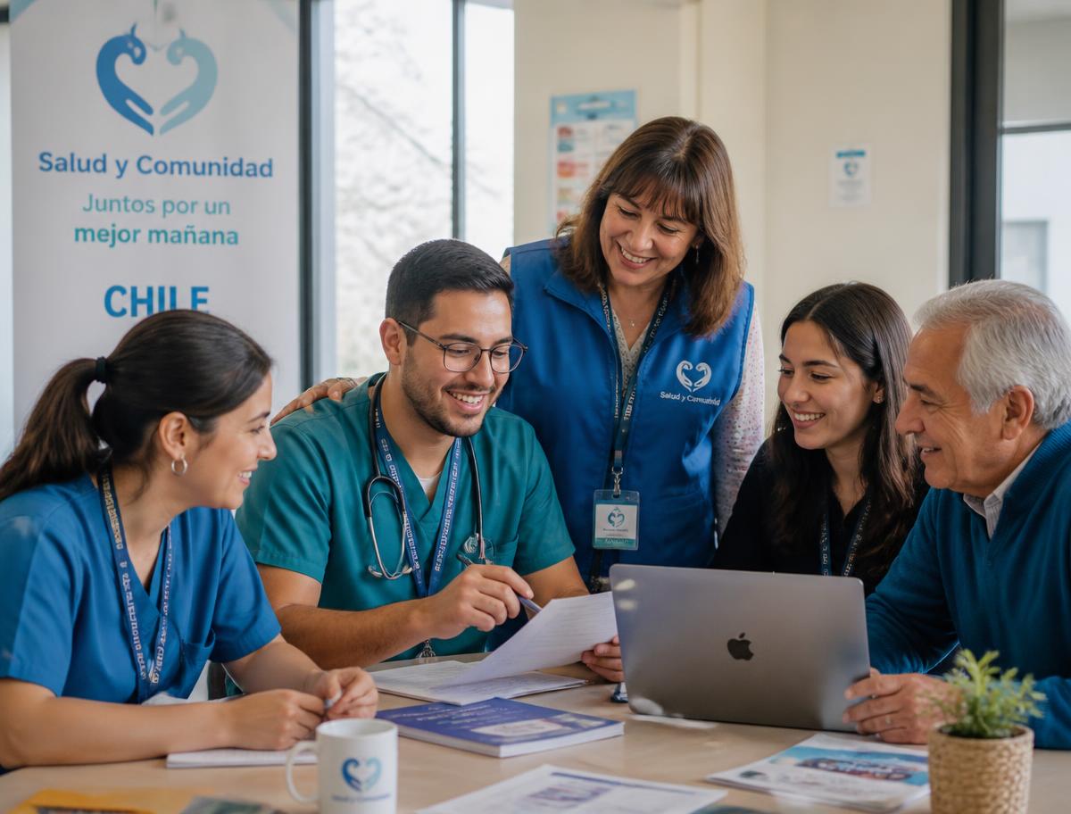 Equipo de la fundación trabajando juntos
